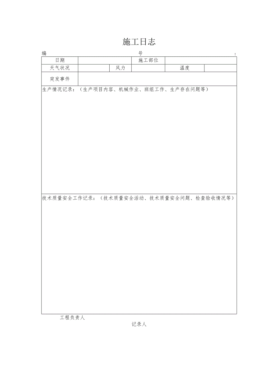 施工日志模板.docx_第2页