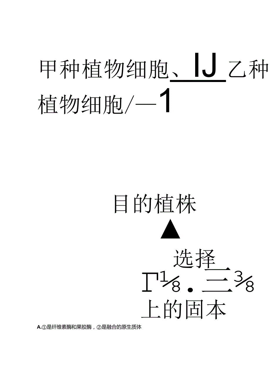 植物细胞工程练习题.docx_第2页