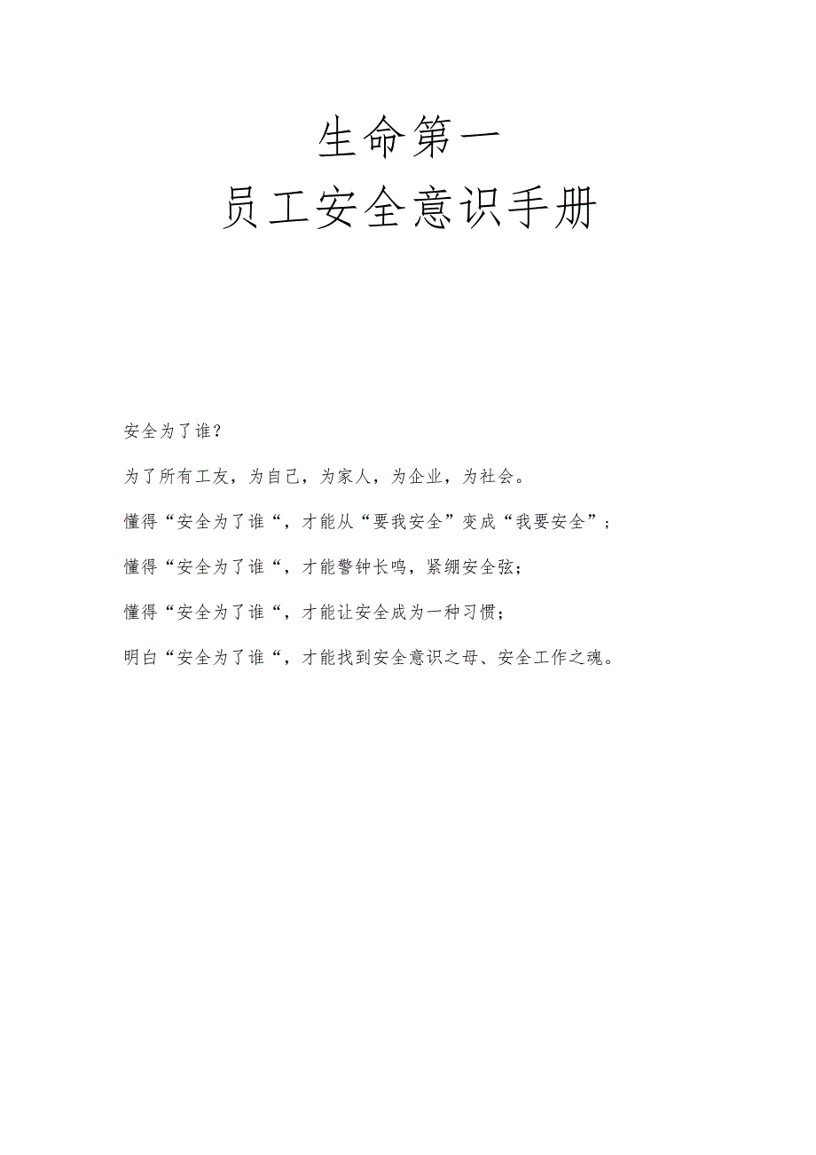 生命护卫守则全新安全意识手册.docx_第1页