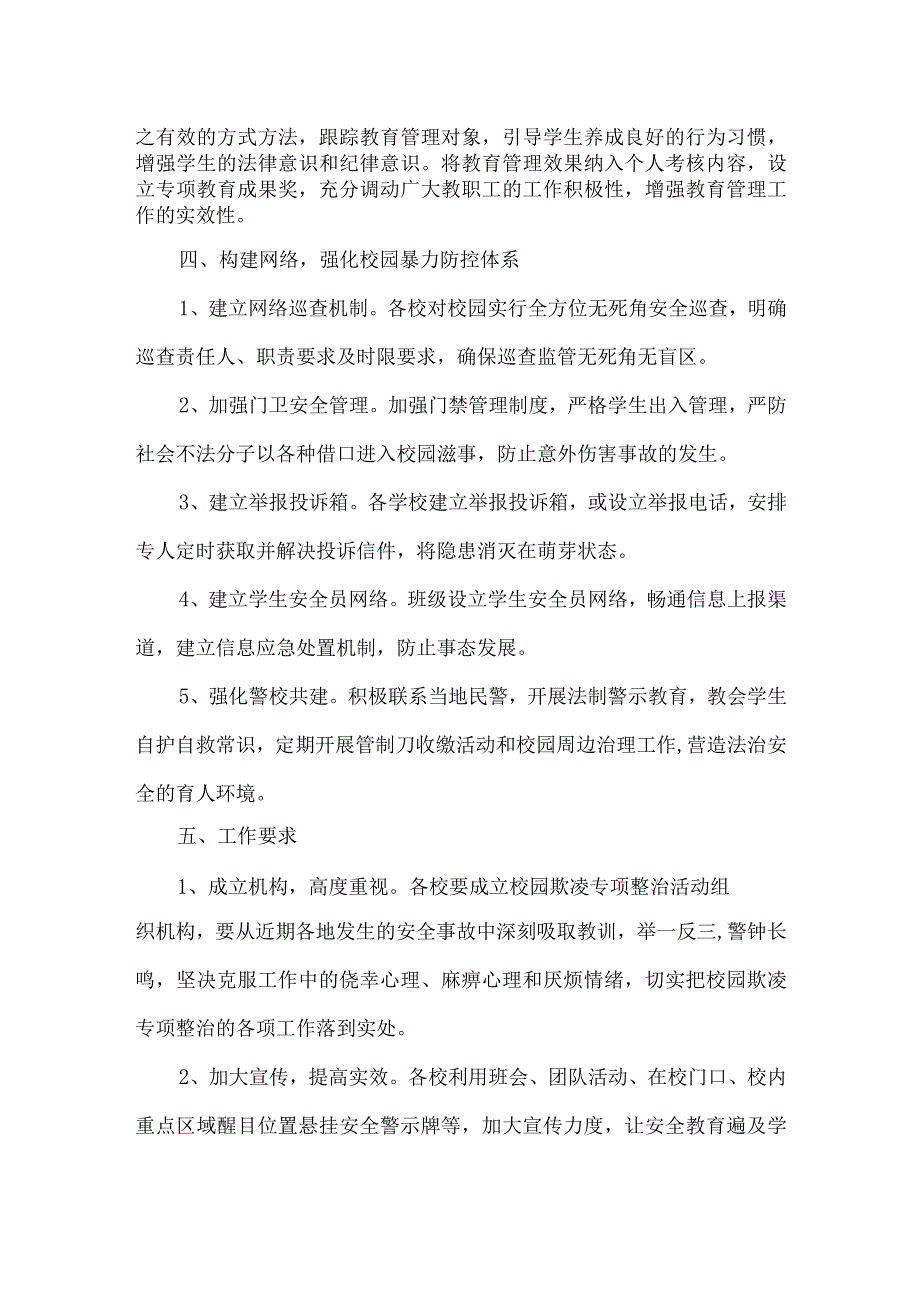 校园欺凌专项工作方案.docx_第2页