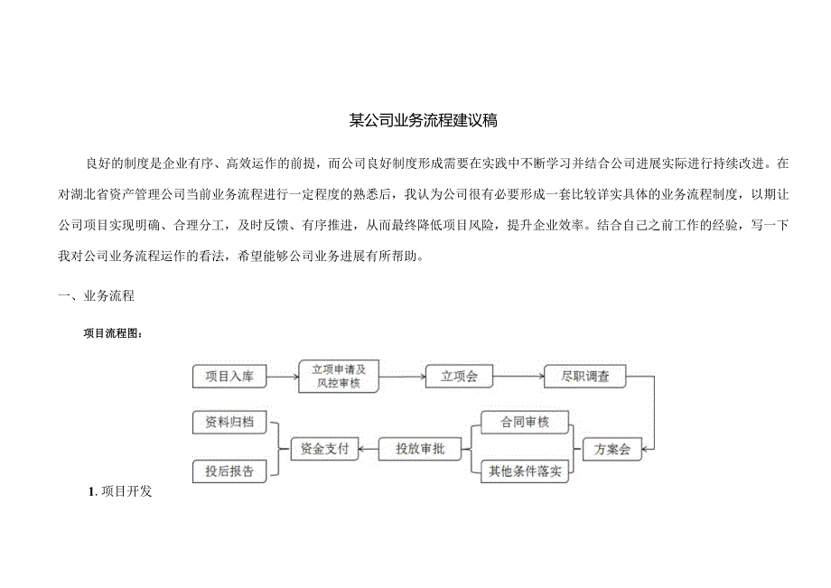 某公司业务流程建议稿.docx_第1页