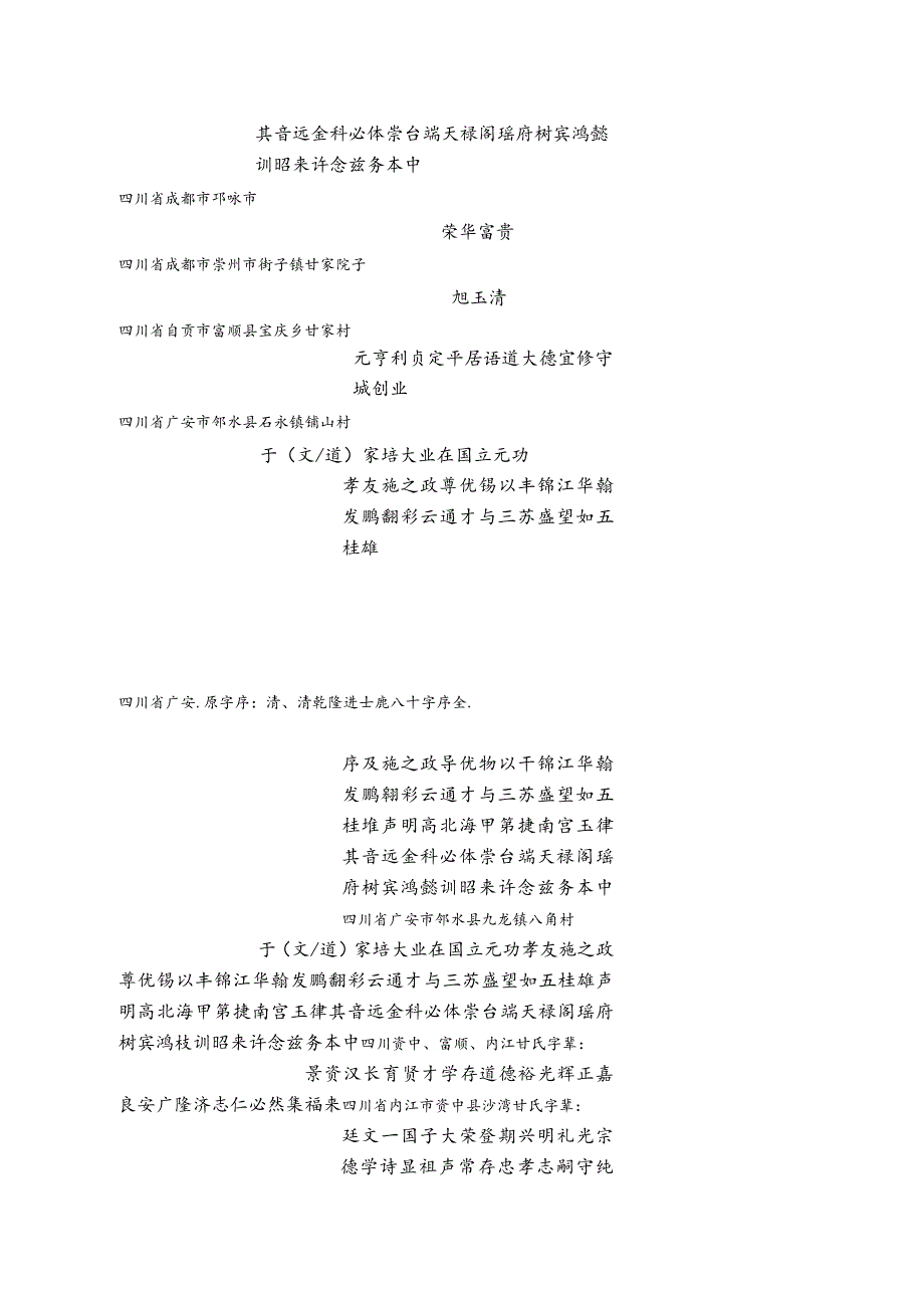 甘氏宗亲字辈汇编.docx_第2页