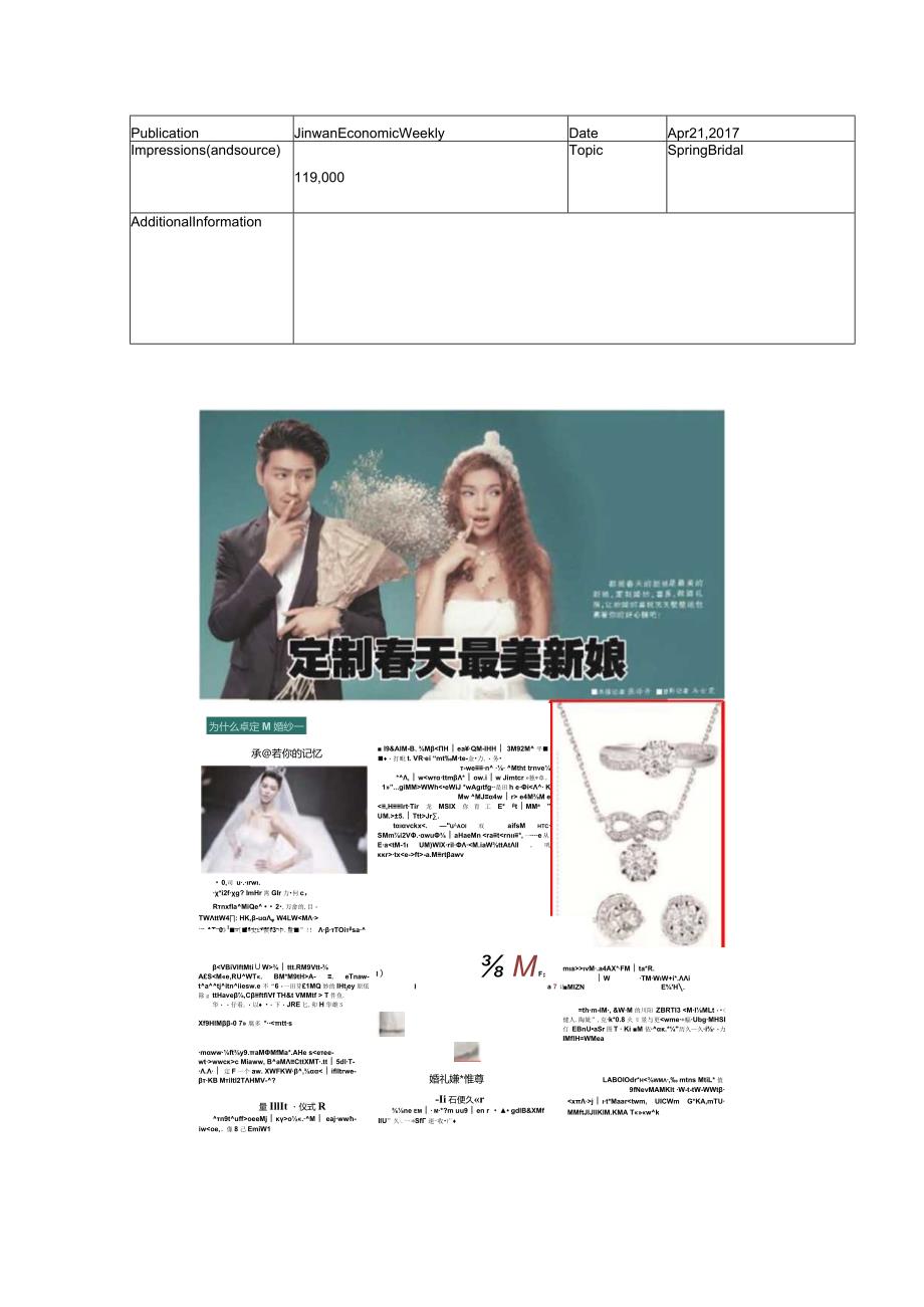 永恒印记FOREVERMARK钻石品牌周简报报告2017.04-春天新娘专题.docx_第3页