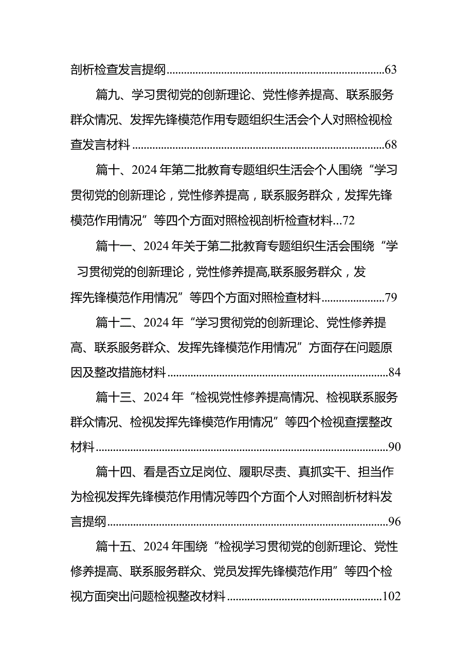 党员检视学习贯彻党的创新理论情况方面存在的问题（共15篇）.docx_第2页