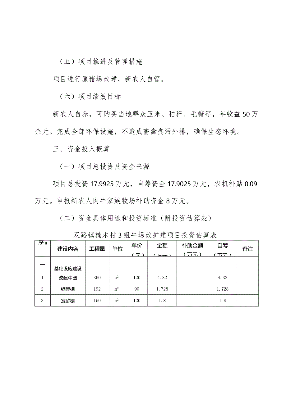 2023年双路镇楠木村3组彭万明牛场改扩建项目实施方案.docx_第3页