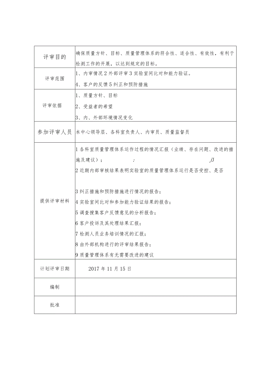 2018年度疾控中心质量管理评审含内审资料汇总.docx_第3页