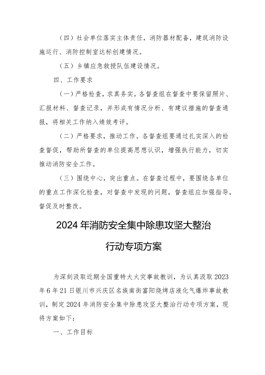 娱乐场所2024年《消防安全集中除患攻坚大整治行动》专项方案 汇编7份.docx_第2页