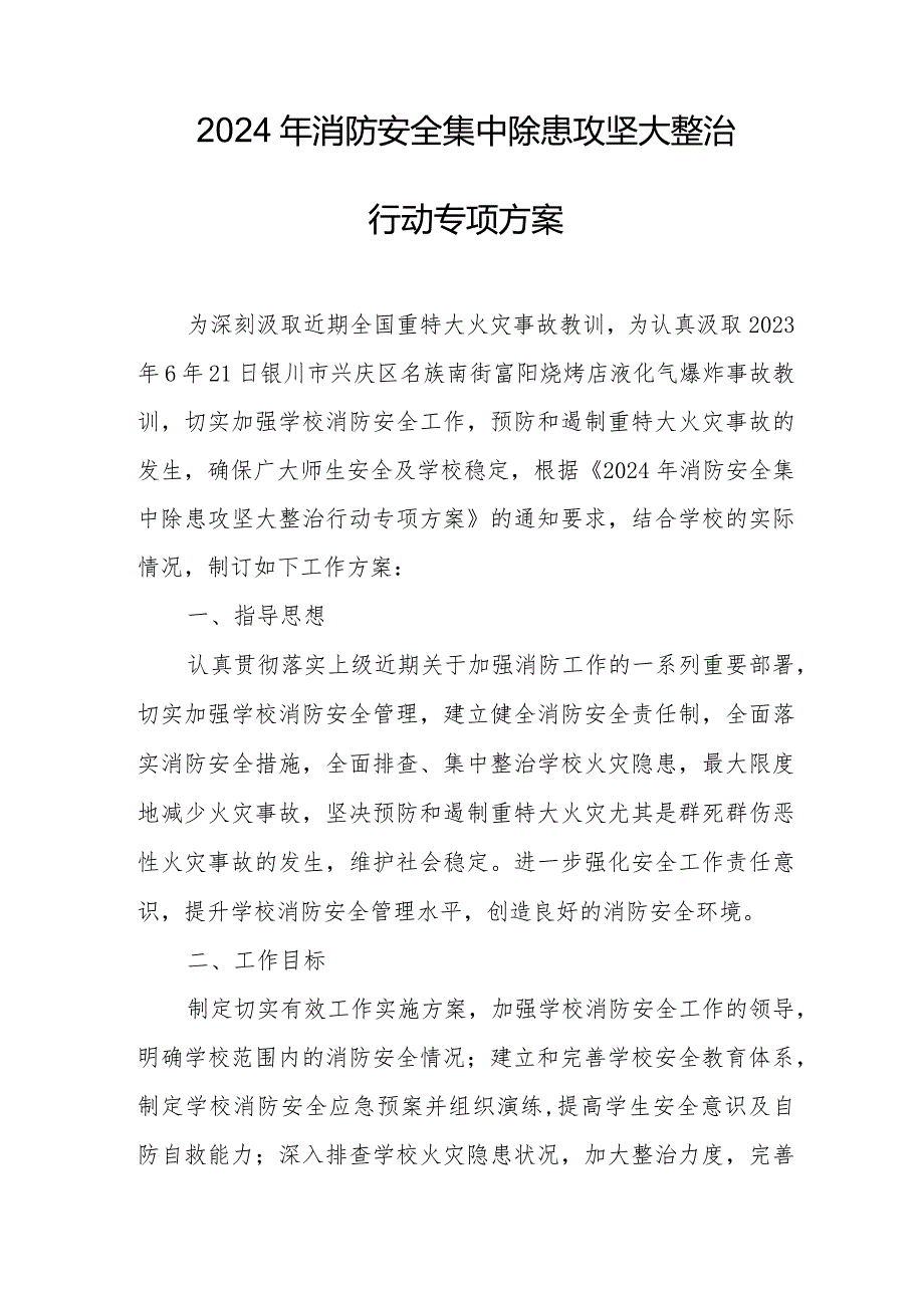 养老院2024年消防安全集中除患攻坚大整治行动工作方案 （7份）.docx_第3页