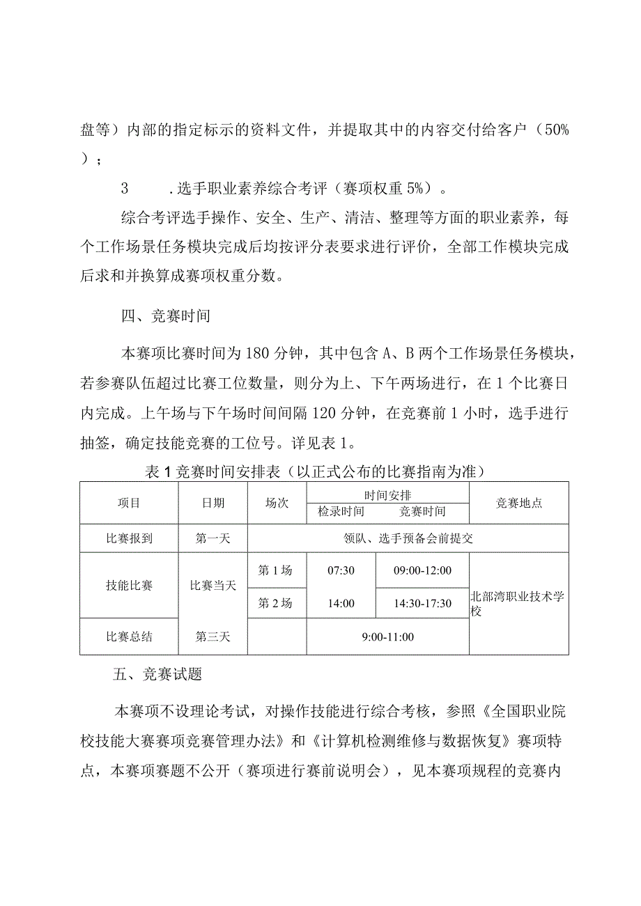 30职业院校技能大赛中职组《计算机检测维修与数据恢复》赛项竞赛规程(001).docx_第3页