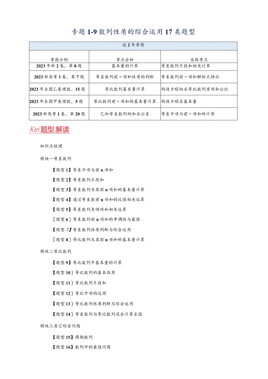 专题1-9数列性质的综合运用17类题型.docx_第1页