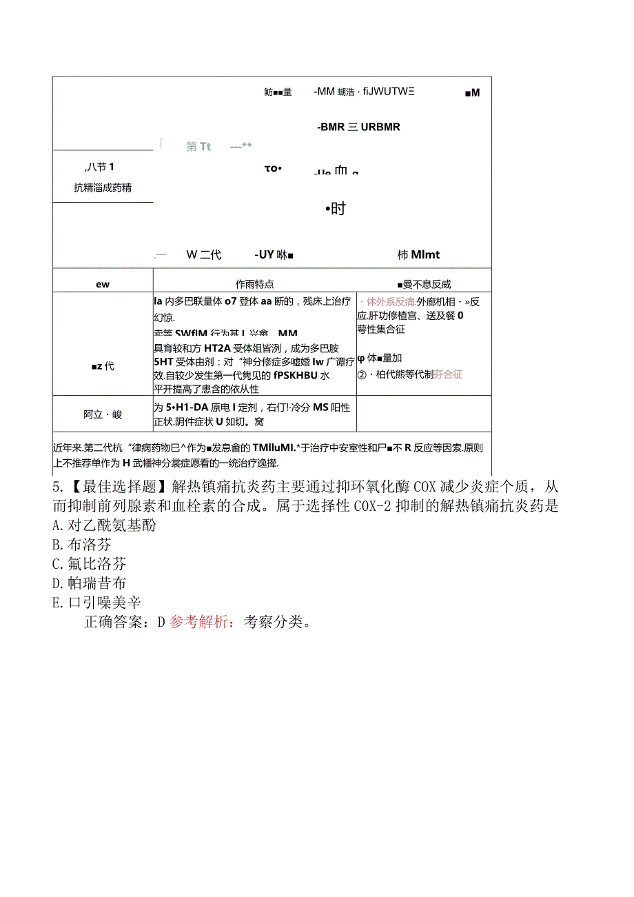 2023年执业药师考试《药学专业知识二》真题及解析.docx_第3页