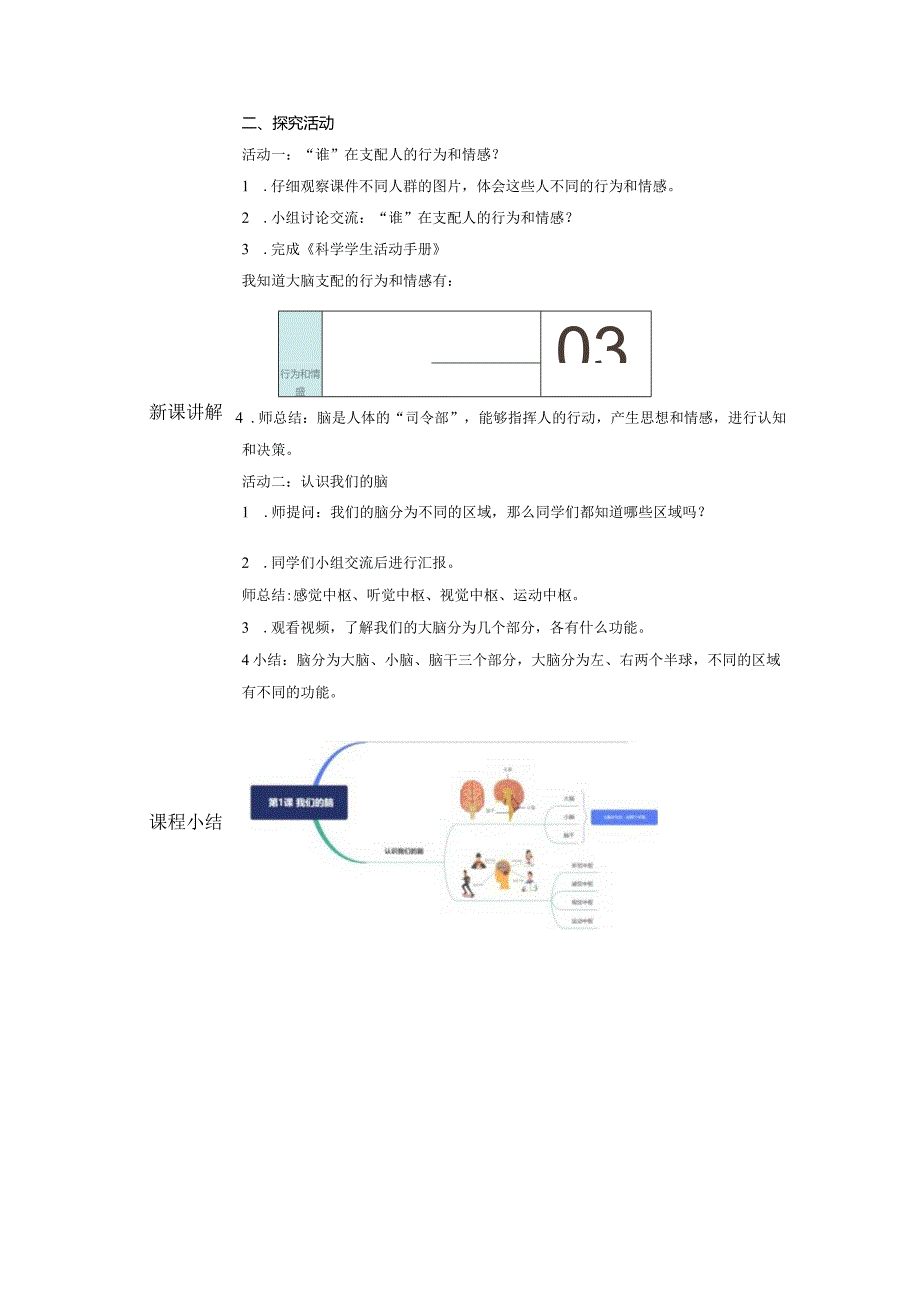 1-1我们的脑（教案）五年级科学下册（青岛版）.docx_第2页