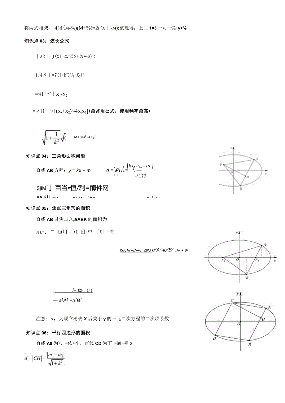 专题06椭圆、双曲线、抛物线（含直线与圆锥曲线的位置关系）（考点清单）（解析版）.docx_第3页