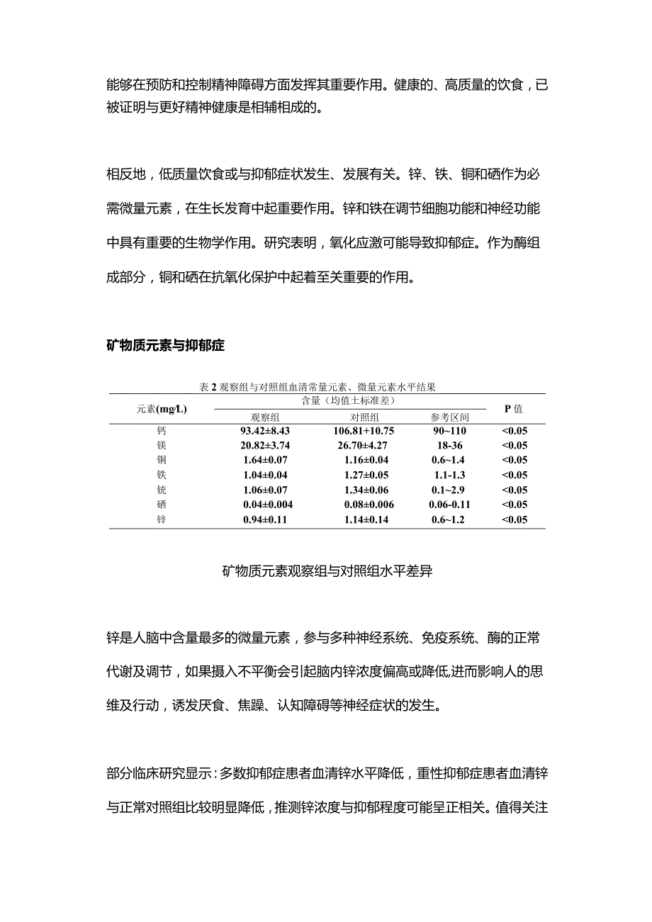 2024膳食矿物质元素与抑郁症.docx_第2页