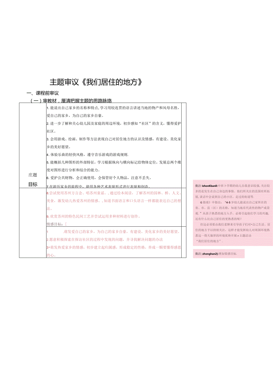 中班下学期主题4：《我们居住的地方》主题审议5.23.docx_第1页