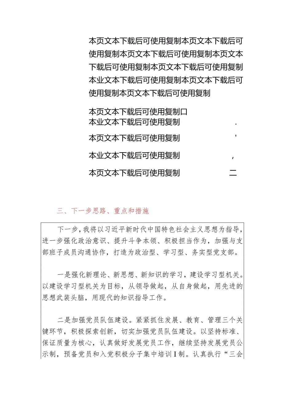 2024年党支部书记个人述职报告（精选）.docx_第3页