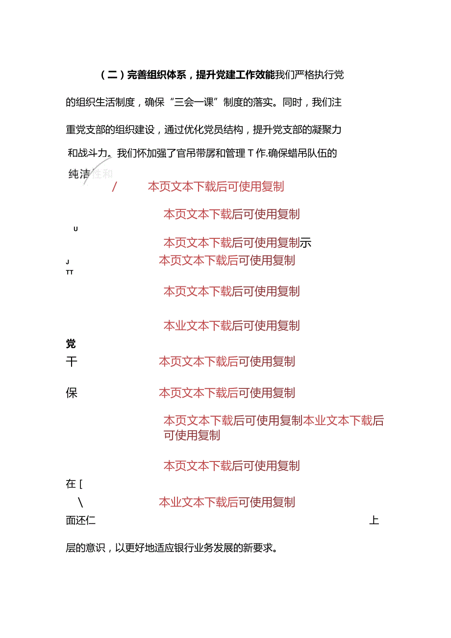 2024年银行党支部书记个人述职报告（完整版）.docx_第2页