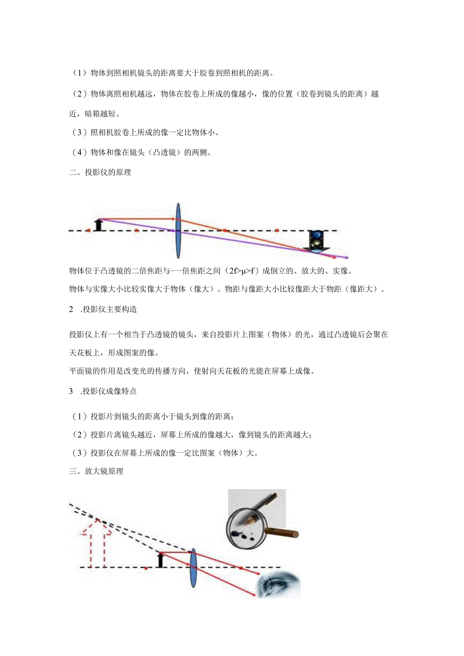 17生活中的透镜、凸透镜成像规律（学生版）.docx_第2页