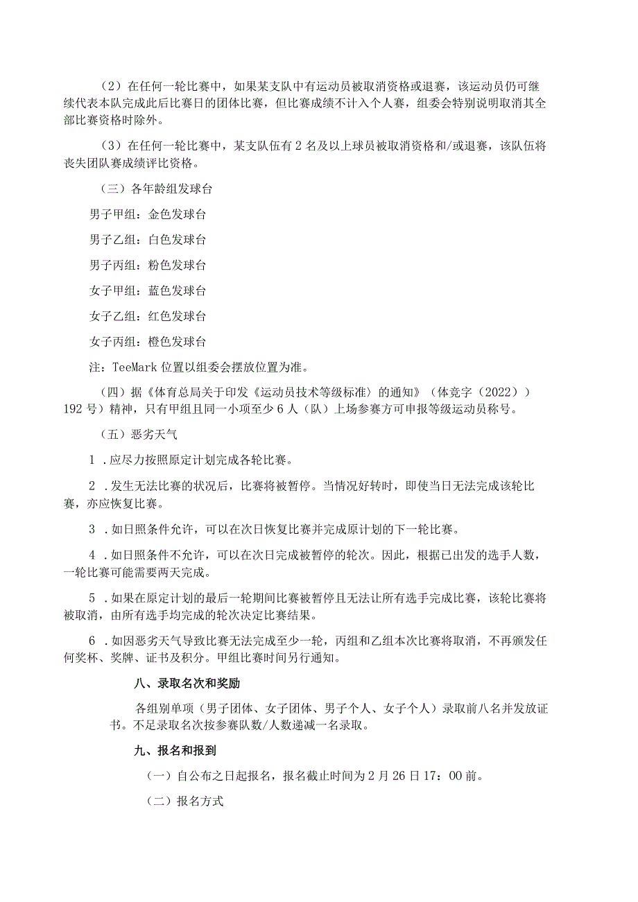 “奔跑吧·少年”2024年重庆市青少年高尔夫球锦标赛竞赛规程.docx_第3页