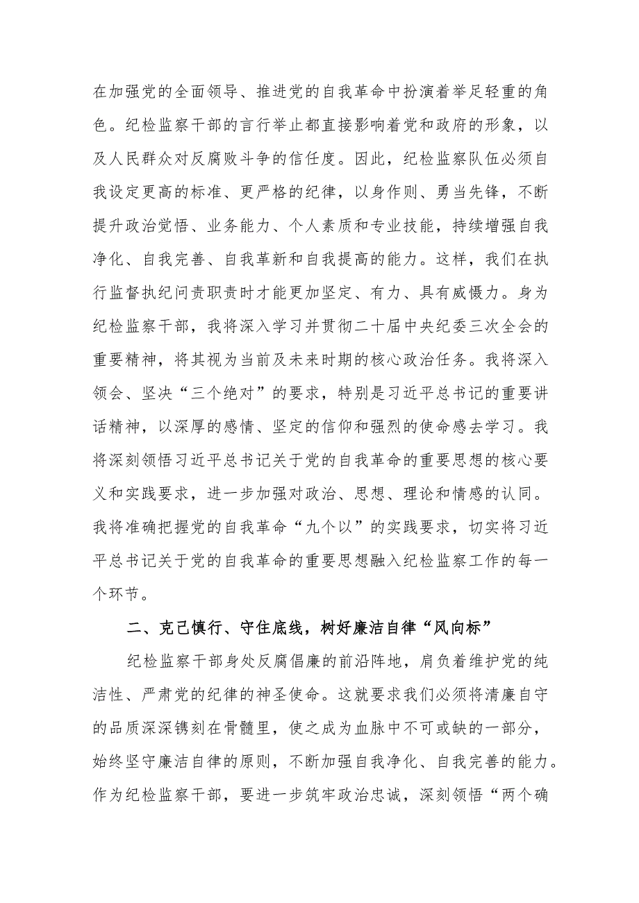 2024纪检监察干部学习新修订的《中国共产党巡视工作条例》研讨发言材料和书记在新年度纪检监察专题工作会议上的讲话.docx_第3页