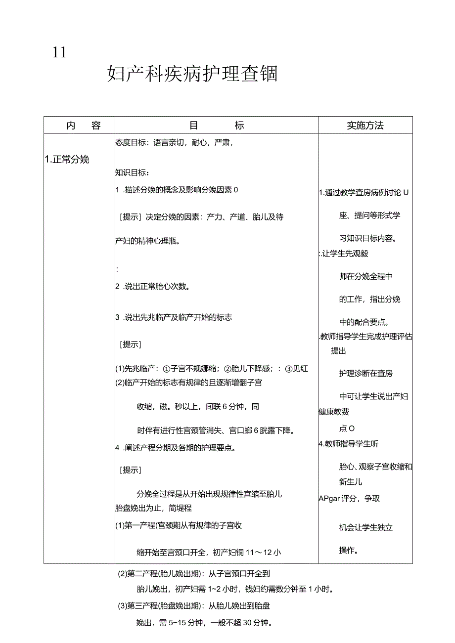 妇产科疾病护理查房范例.docx_第1页