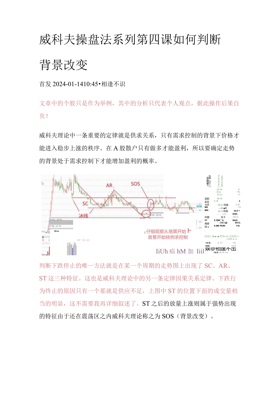 威科夫操盘法系列第四课如何判断背景改变.docx_第1页