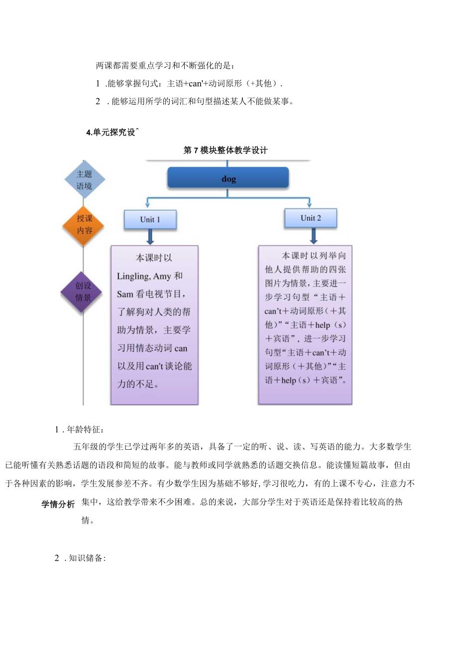 外研版五上Module7单元整体教学设计.docx_第2页