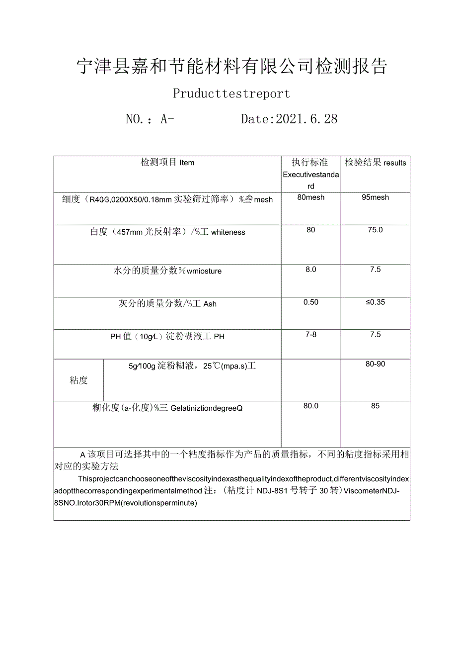 宁津县嘉和节能材料有限公司检测报告.docx_第1页