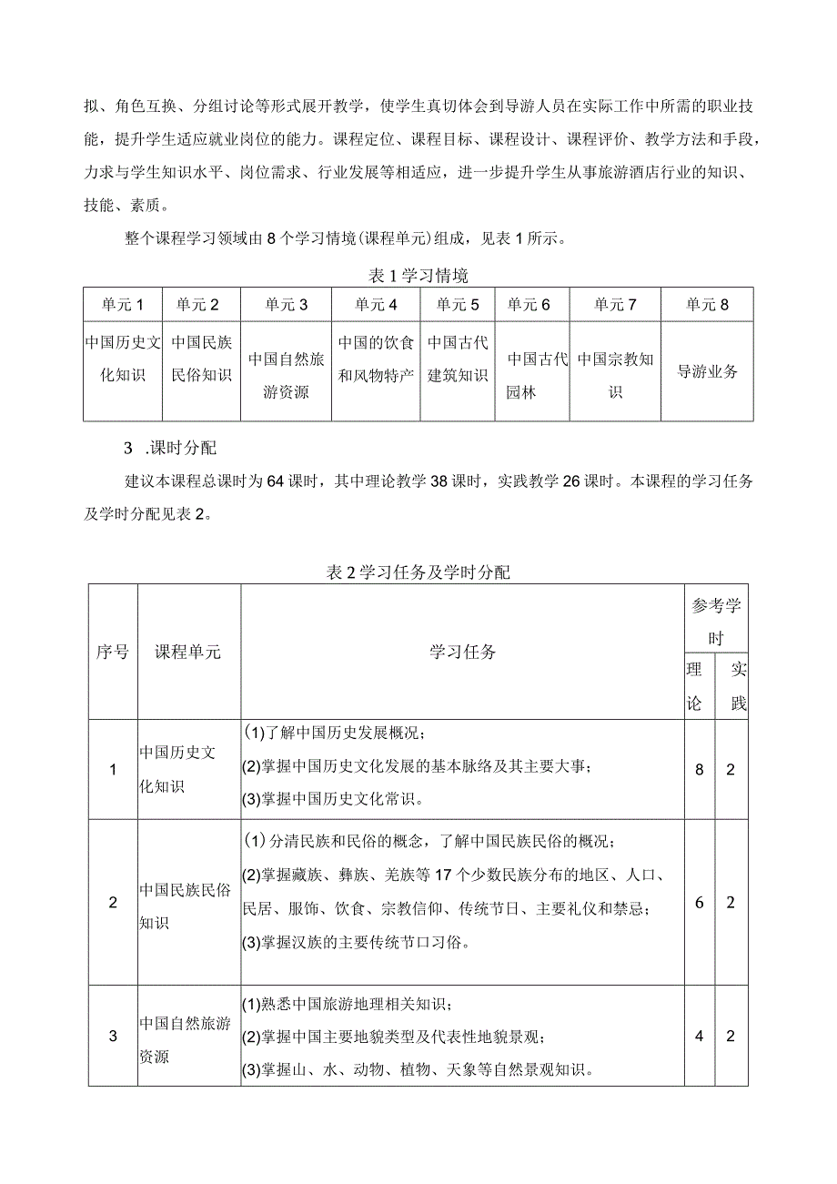 《导游基础及业务》课程标准.docx_第3页