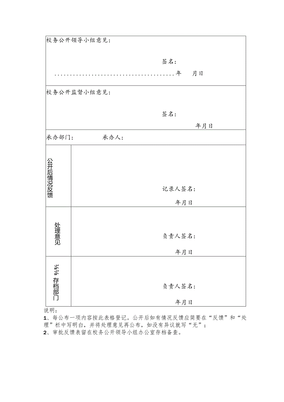 佛山市华材职业技术学校校务公开审批反馈表.docx_第2页