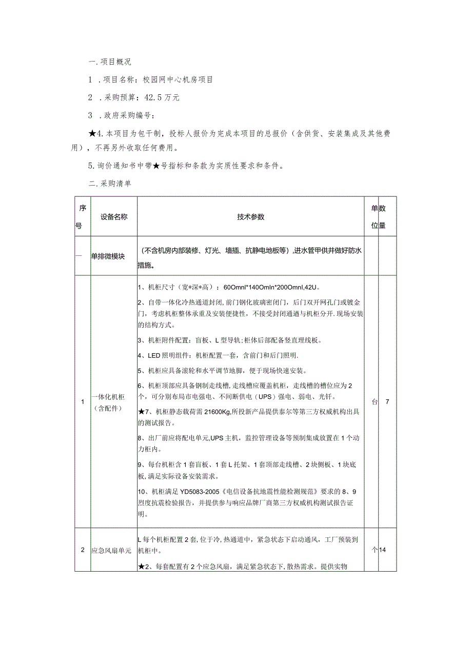 校园网中心机房项目询价通知书.docx_第2页