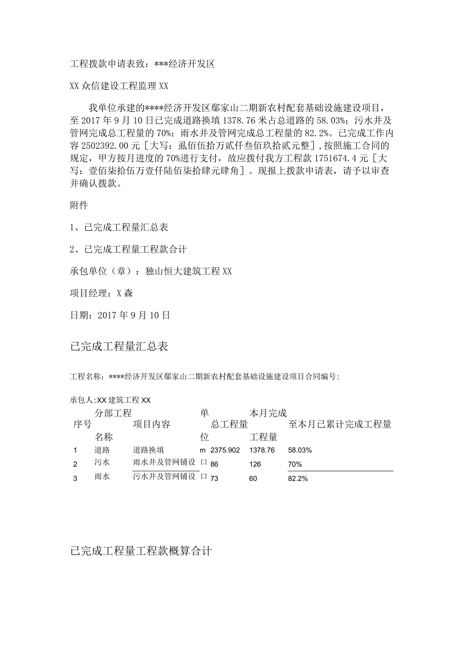 工程款拨付申请表（2页word可编辑）.docx_第1页