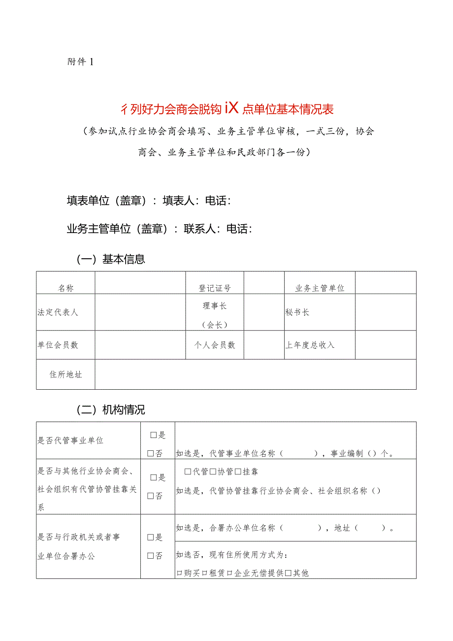 行业协会商会脱钩试点单位基本情况表.docx_第1页