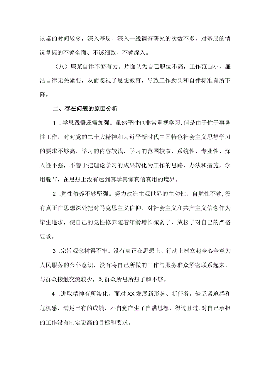 主题教育检视问题原因分析和整改措施.docx_第2页