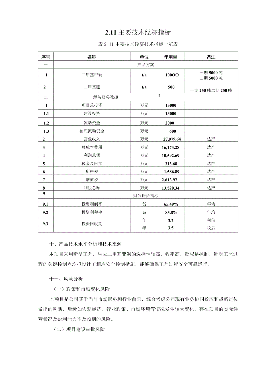 山东胜华国宏新材料有限公司10000吨二甲基亚砜项目可行性研究报告.docx_第3页