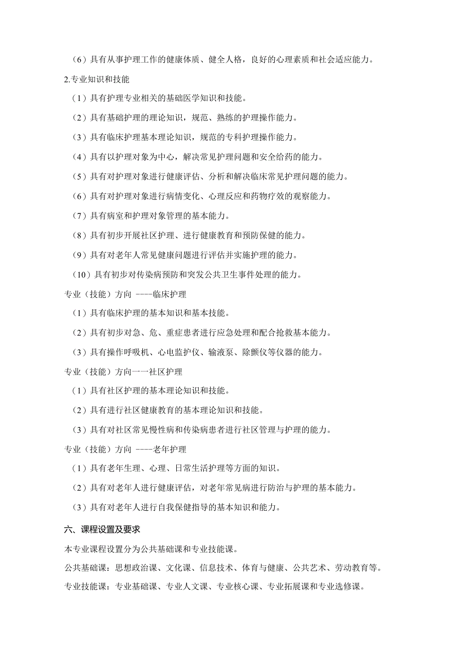 护理专业人才培养方案.docx_第2页
