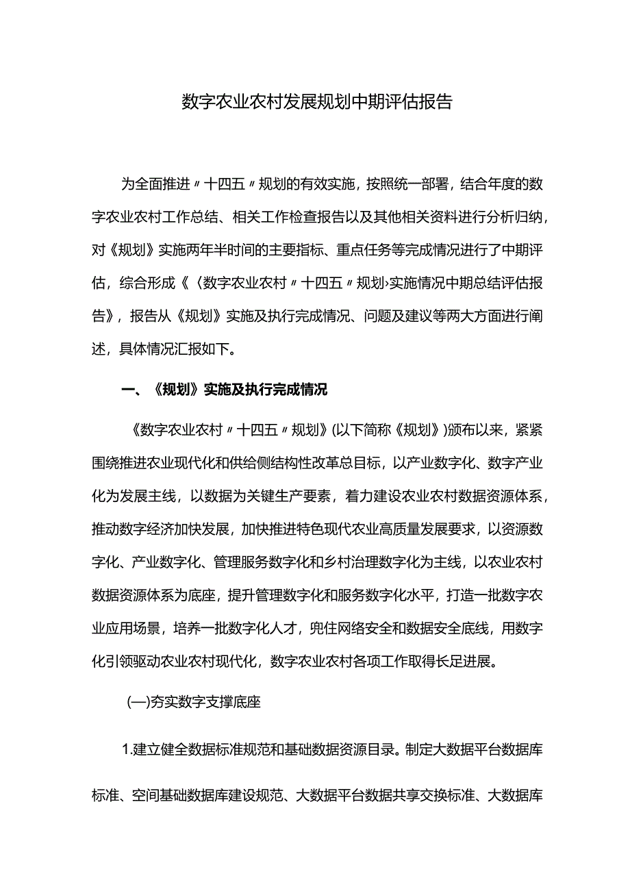 数字农业农村发展规划中期评估报告.docx_第1页