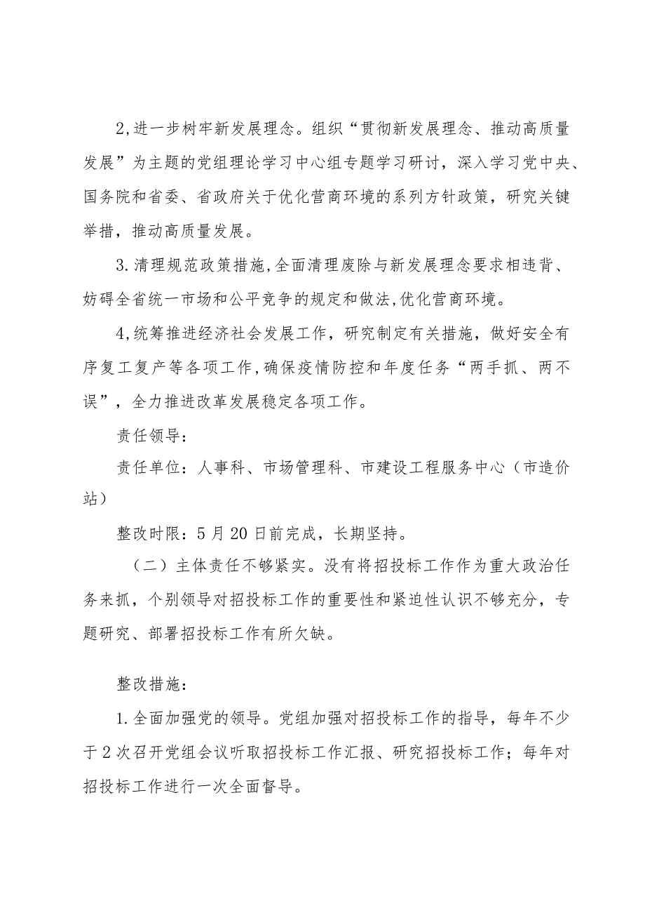 市建设工程招标投标专项巡视问题整改工作方案.docx_第2页