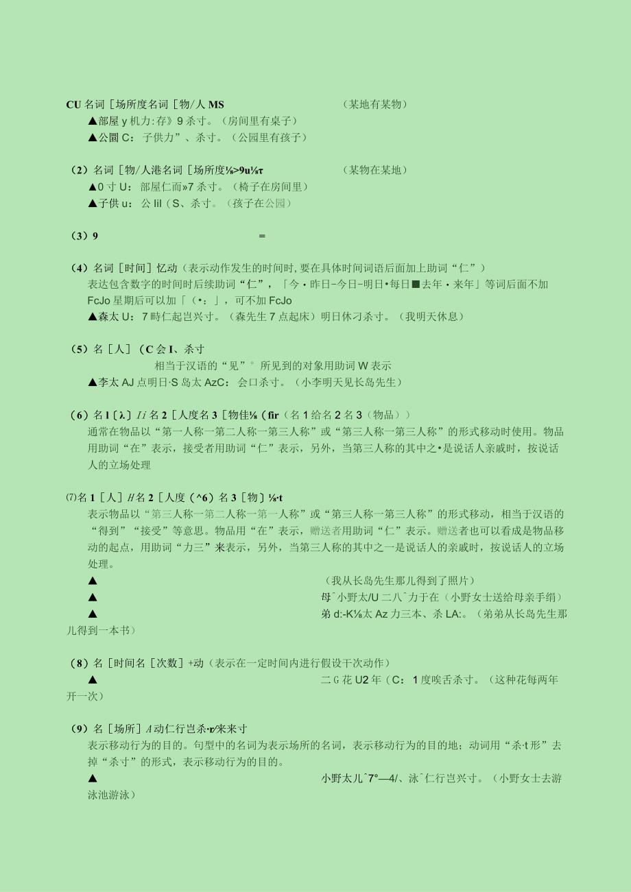 新标日初中级语法整理.docx_第1页