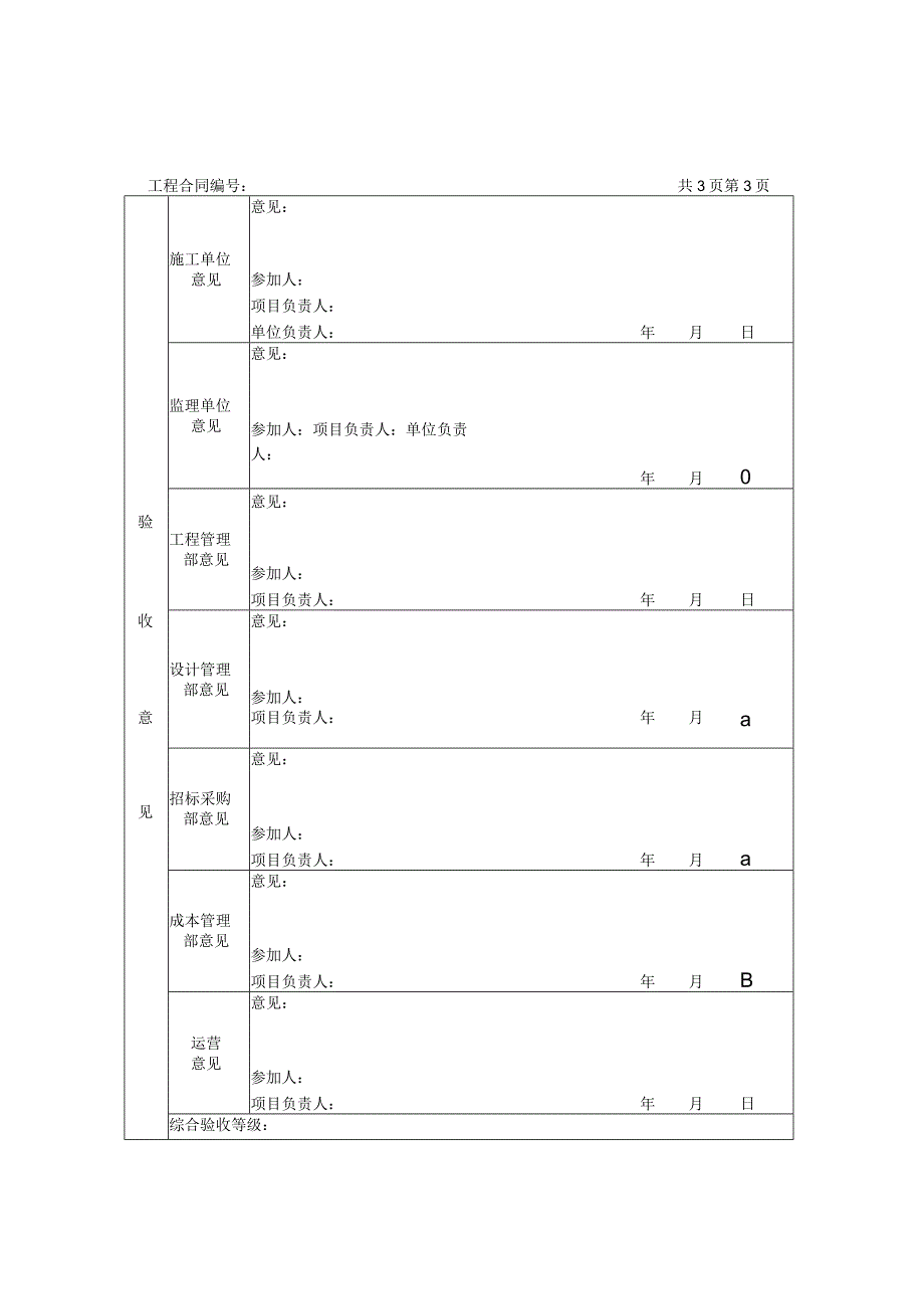 工程竣工验收意见表-格式模板.docx_第3页