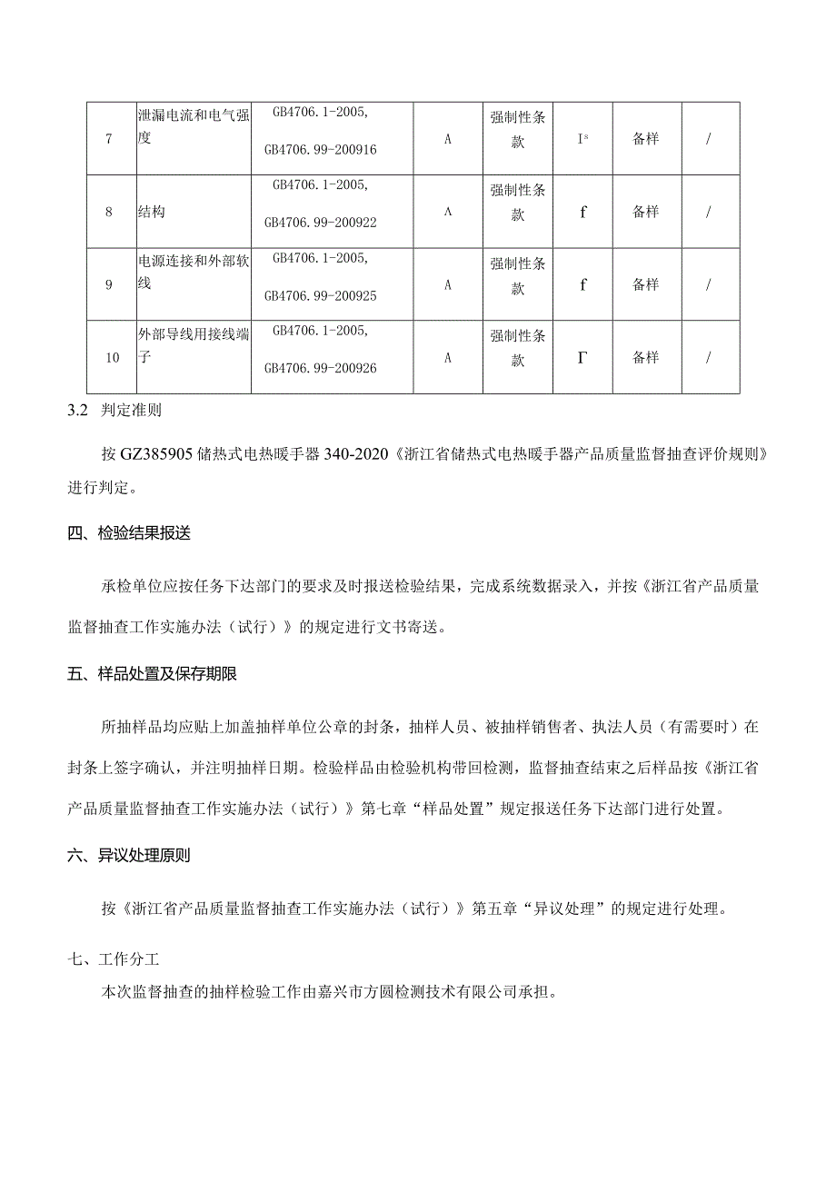 海宁市市场监督管理局2022年海宁市流通领域电热暖手器产品质量监督抽查实施细则.docx_第3页