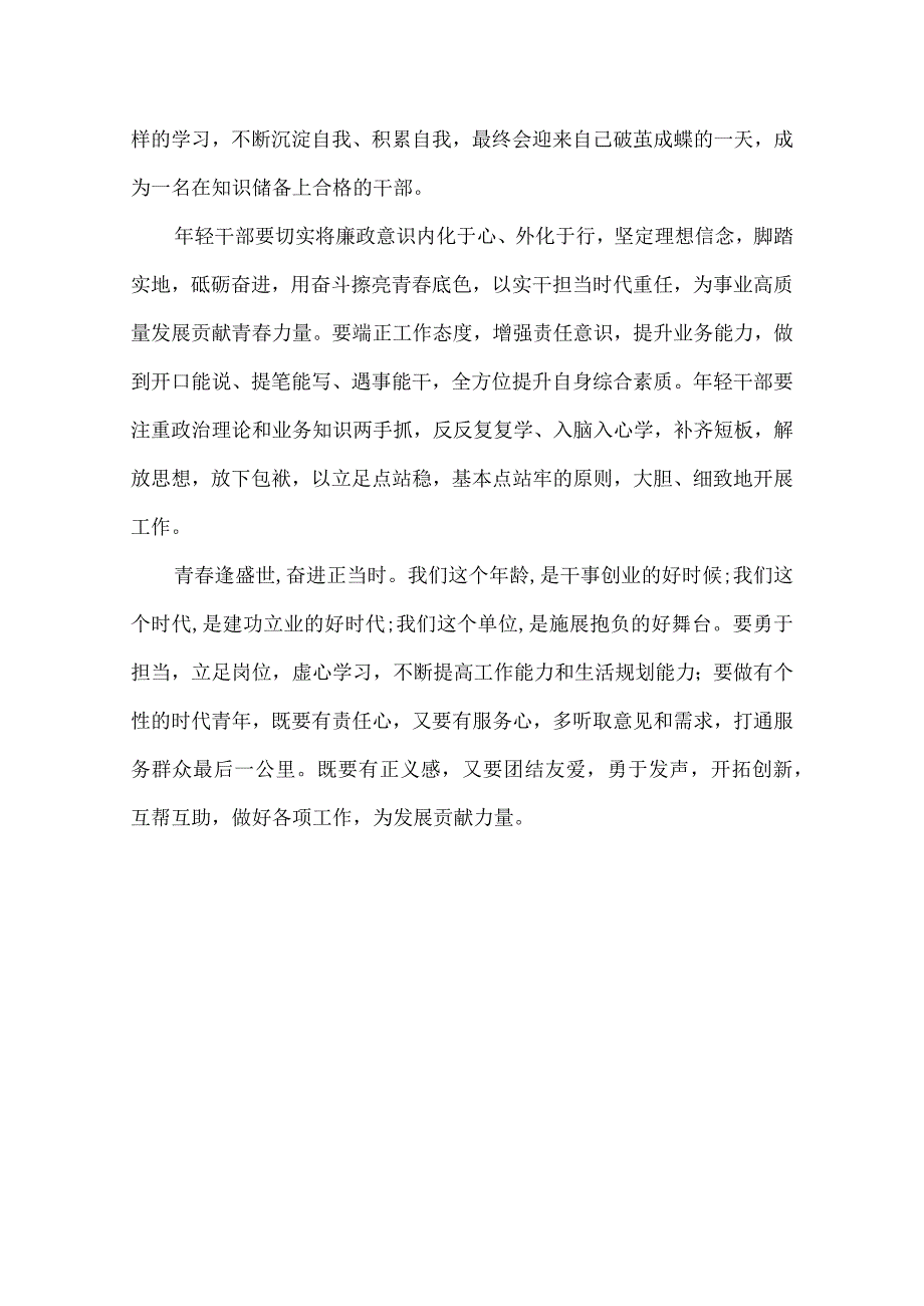 青年干部座谈会发言稿——在新时代工作中书写青春华章.docx_第2页