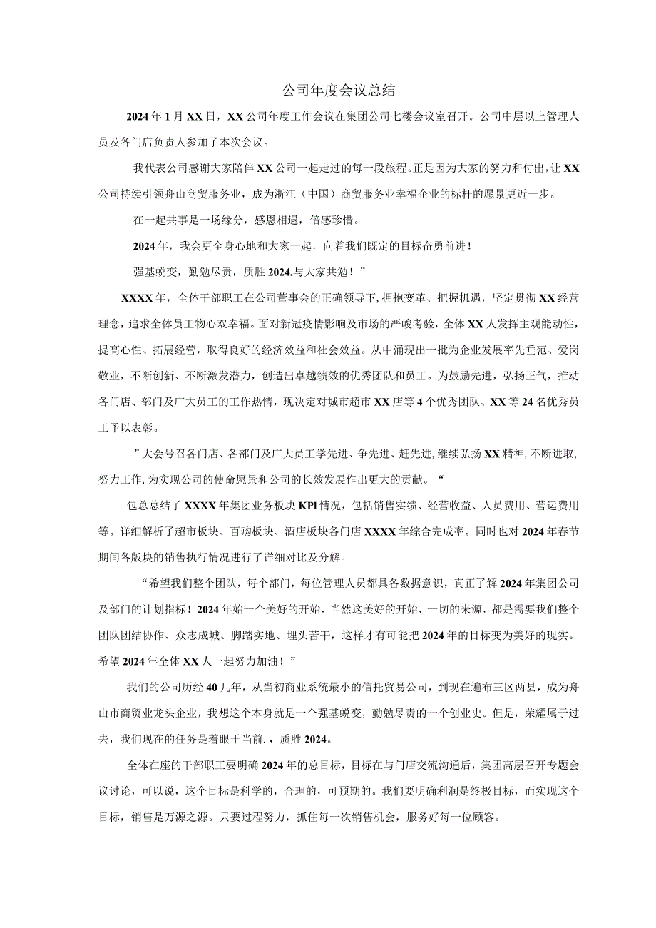 公司年度会议总结.docx_第1页