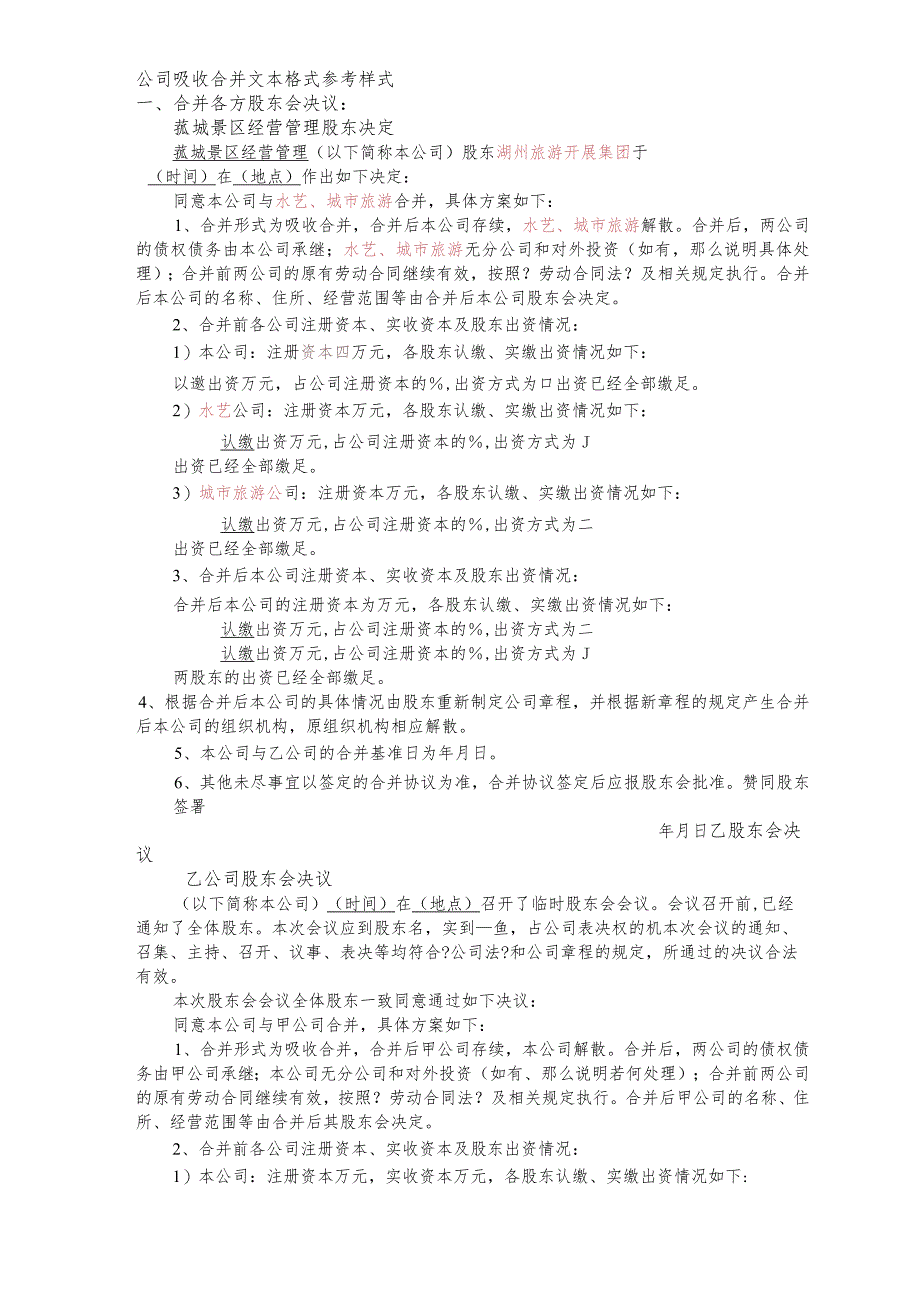 公司吸收合并方案说明.docx_第2页