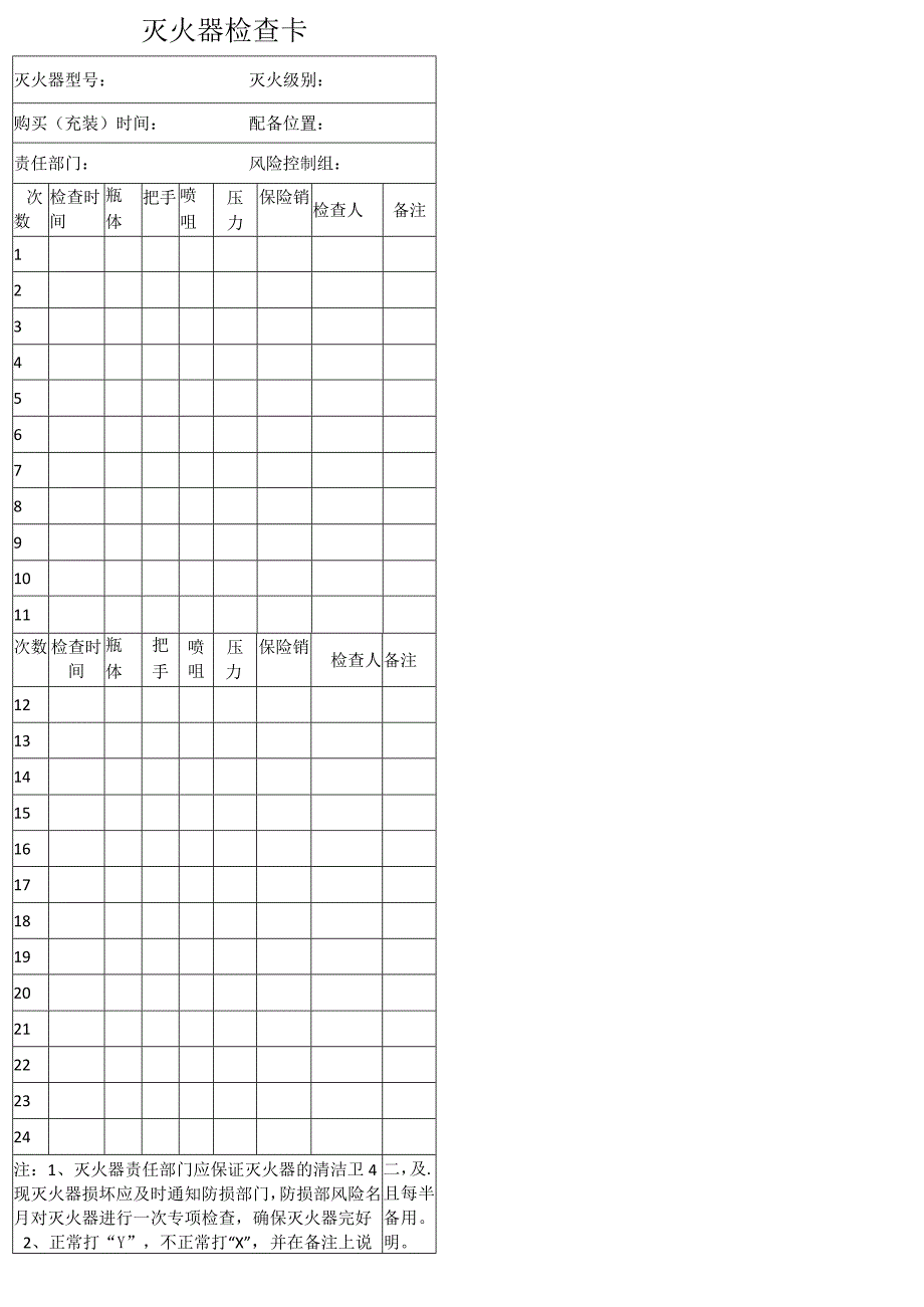 灭火器检查卡.docx_第1页