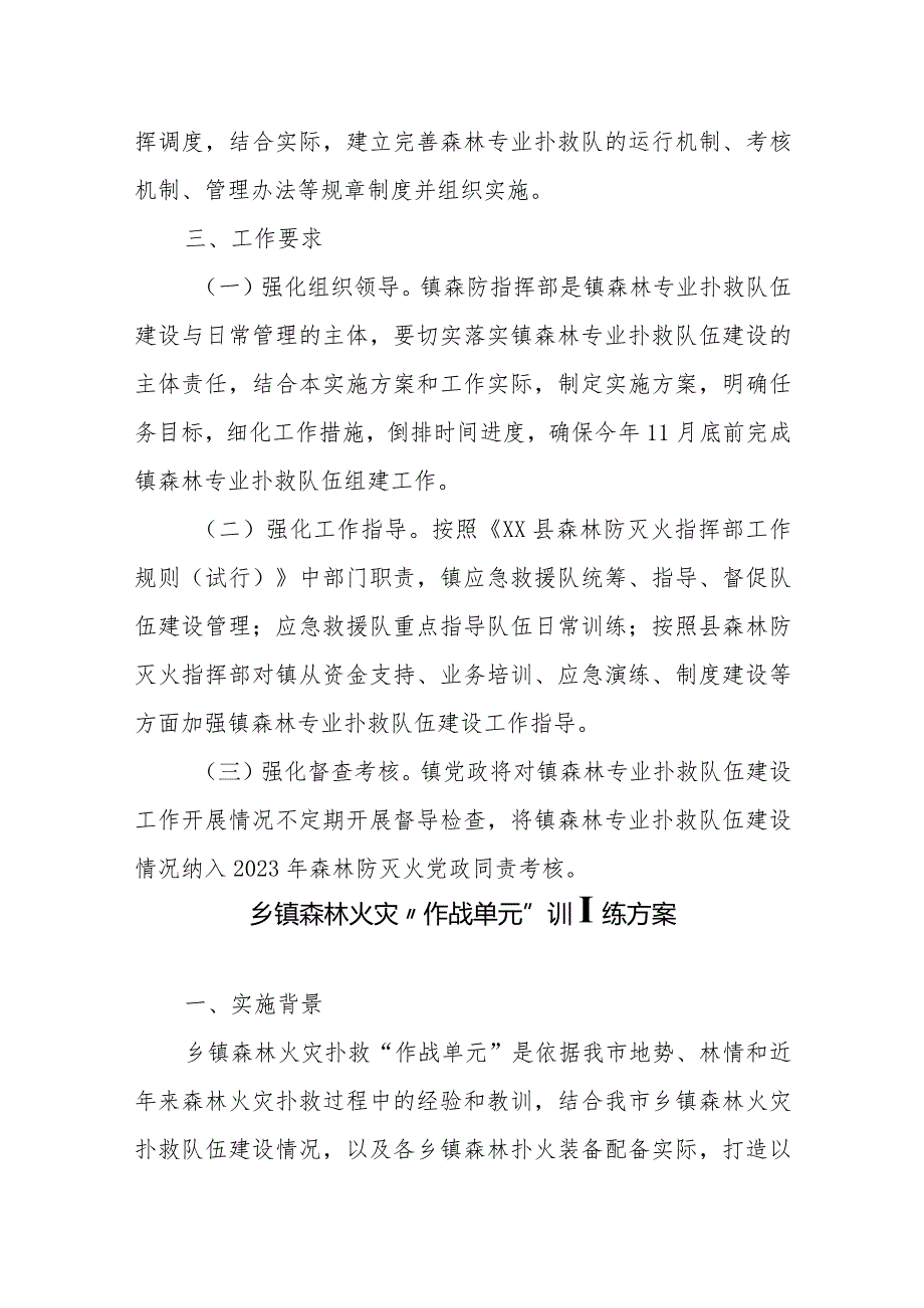 XX镇森林专业扑救队伍建设方案.docx_第3页