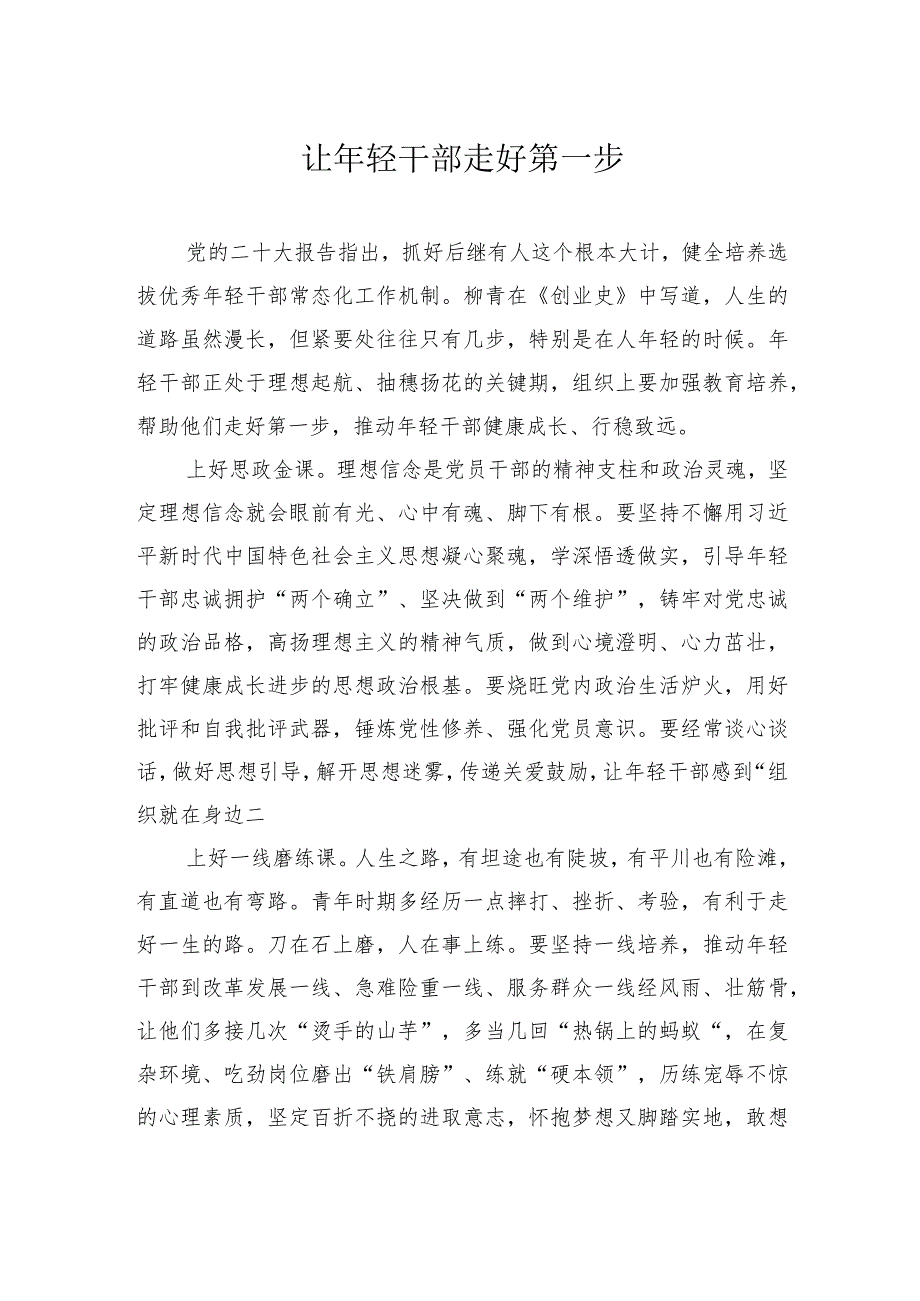 年轻干部主题发言材料汇编（5篇）.docx_第2页