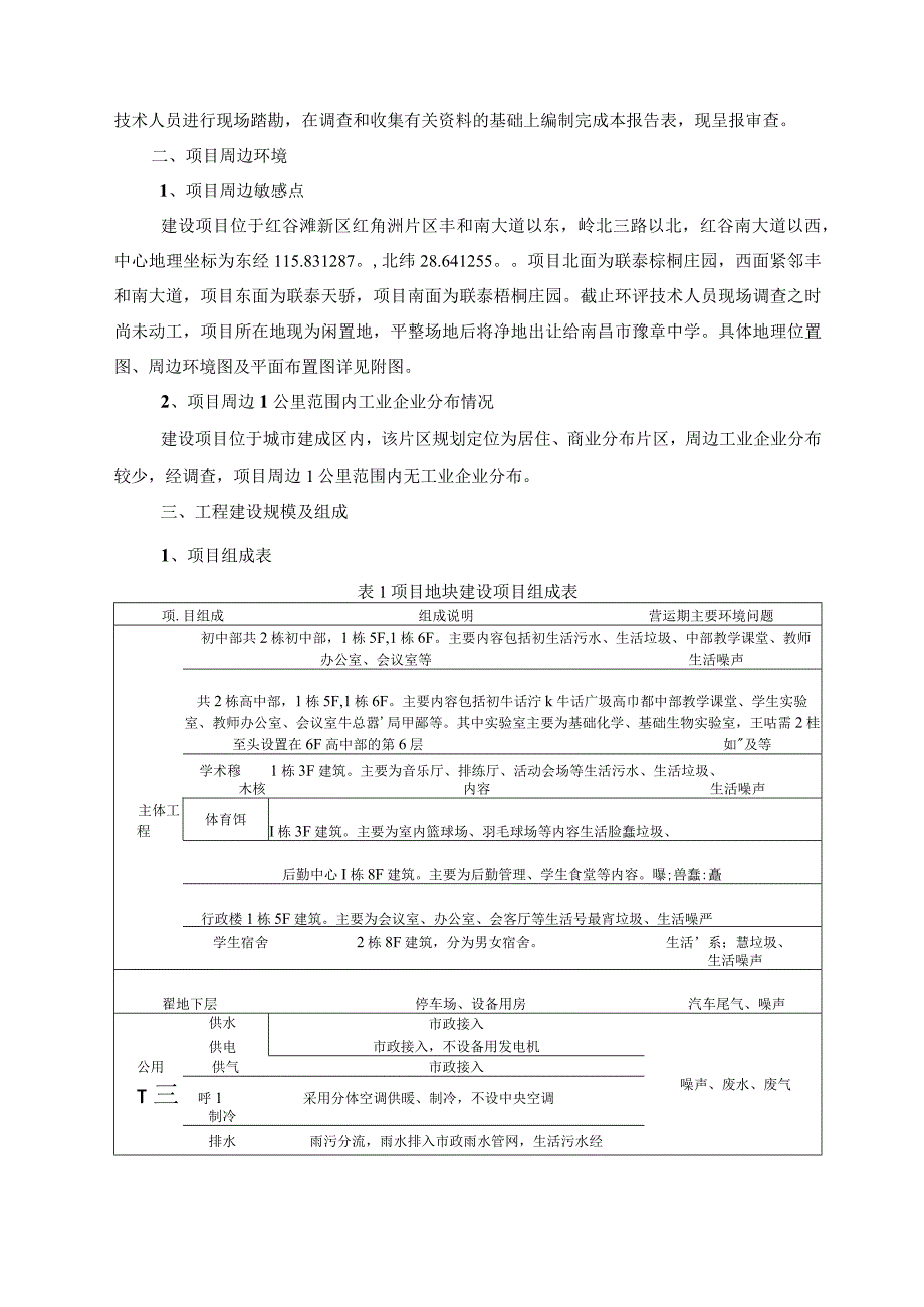 南昌市豫章中学红角洲校区新建工程环境影响报告.docx_第2页