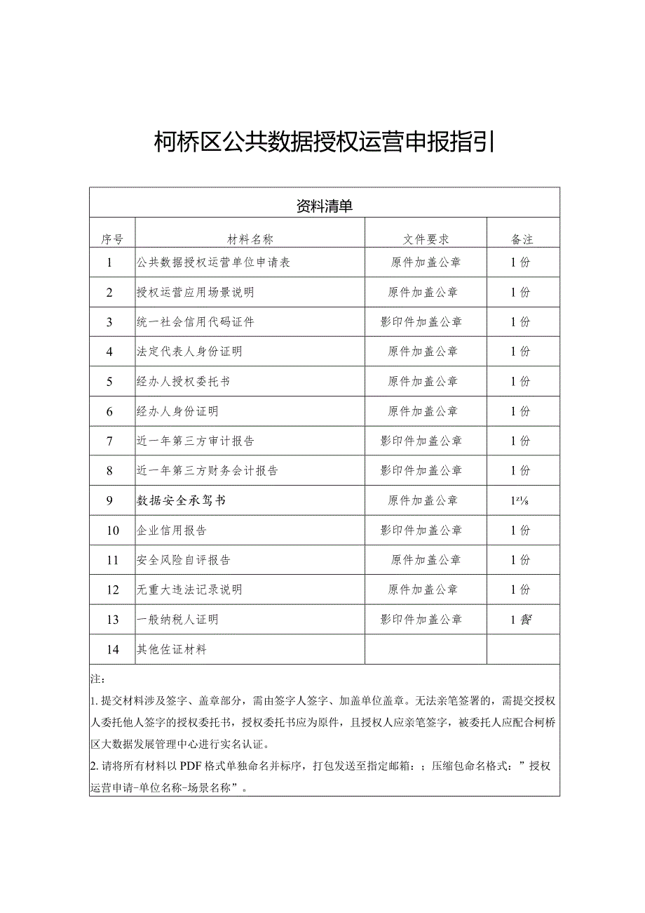 柯桥区公共数据授权运营申报指引.docx_第1页