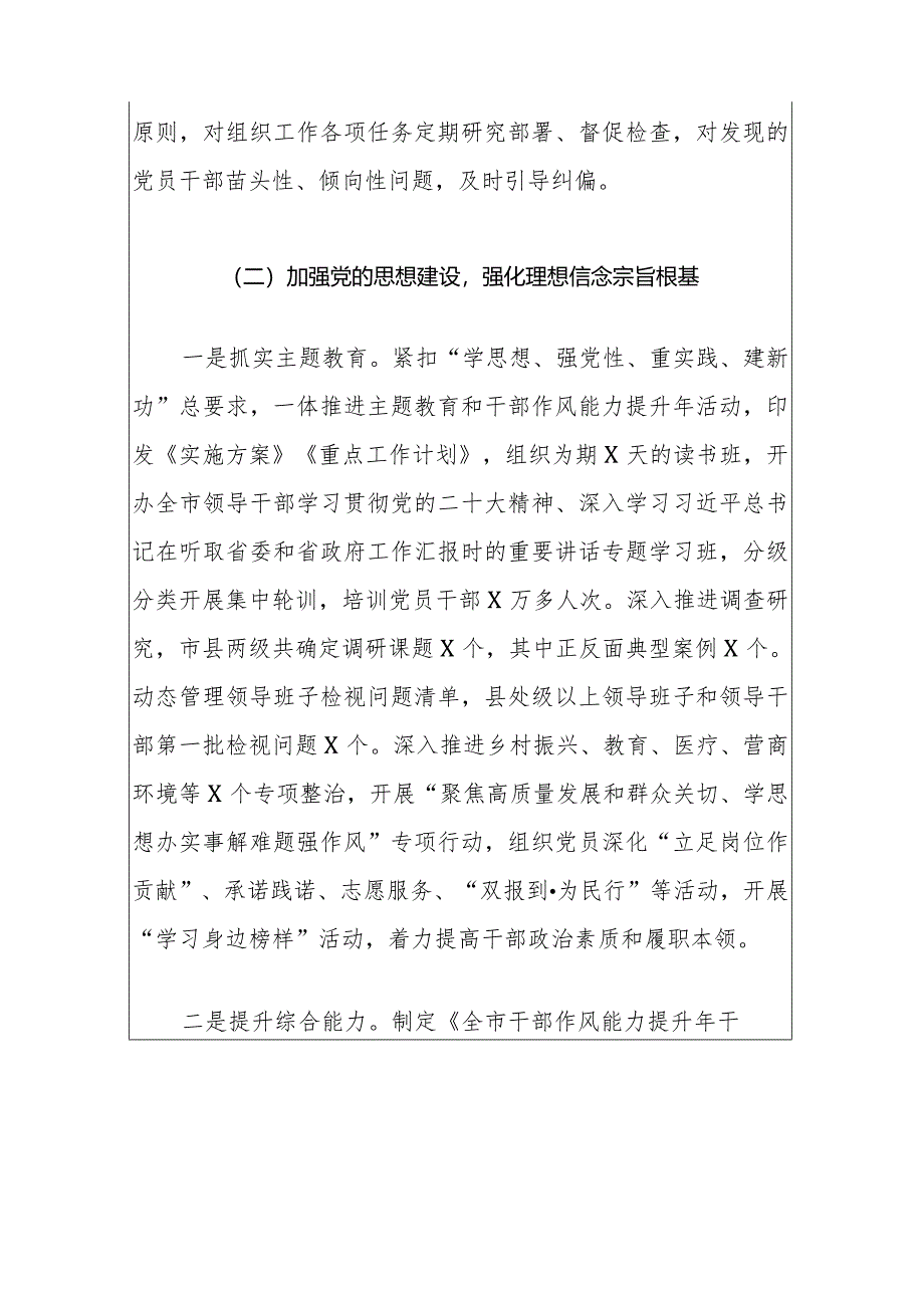 2024年度落实全面从严治党主体责任报告（最新版）.docx_第3页